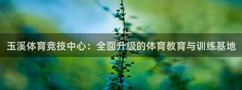 米兰体育网页版：玉溪体育竞技中心：全面升级的体育教育与训练基地